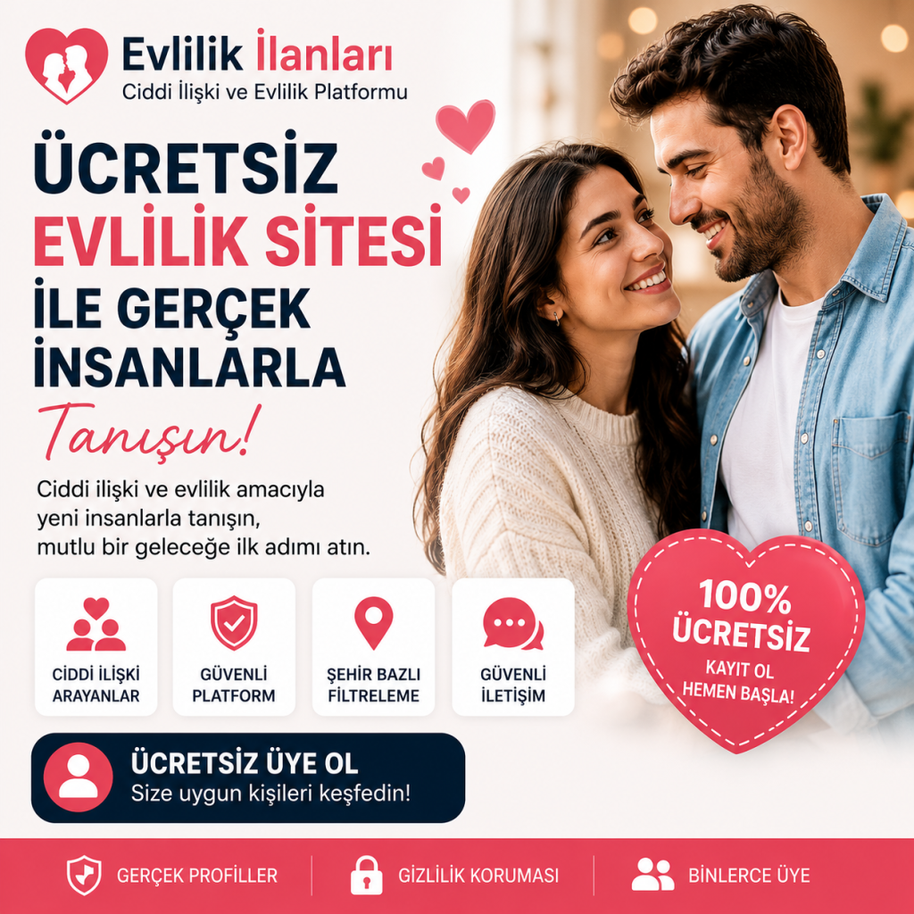 Ücretsiz Evlilik Sitesi ile Gerçek İnsanlarla Tanışın